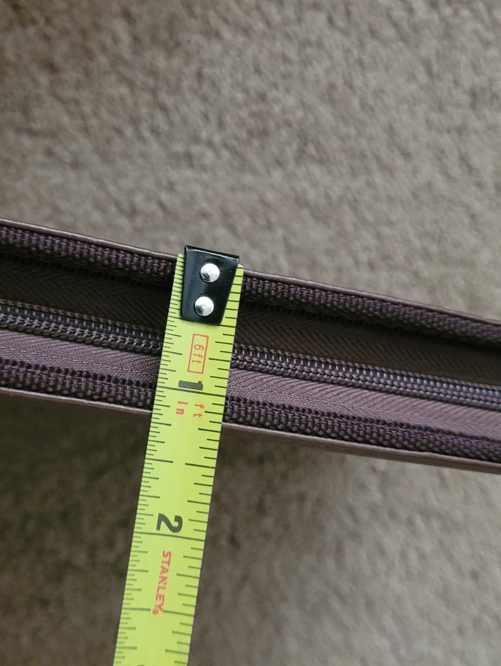 Embossed Brown Leather Portfolio with NDA Logo
